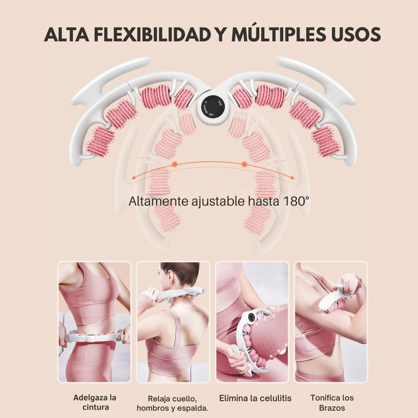 Masajeador Anticelulítico y para el Alivio de Dolores Musculares